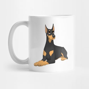 Doberman Pinscher Dog (Cropped Ears) Mug